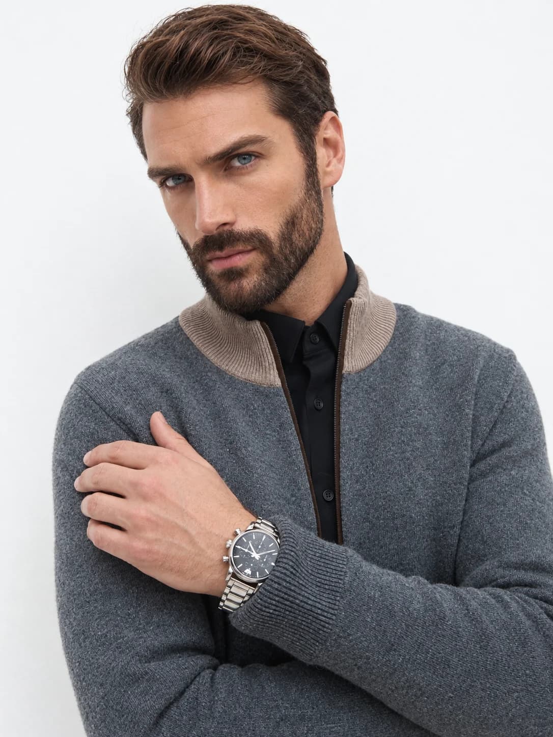Кардиганы 4208-FC Антрацитовый antrasit 4195 4